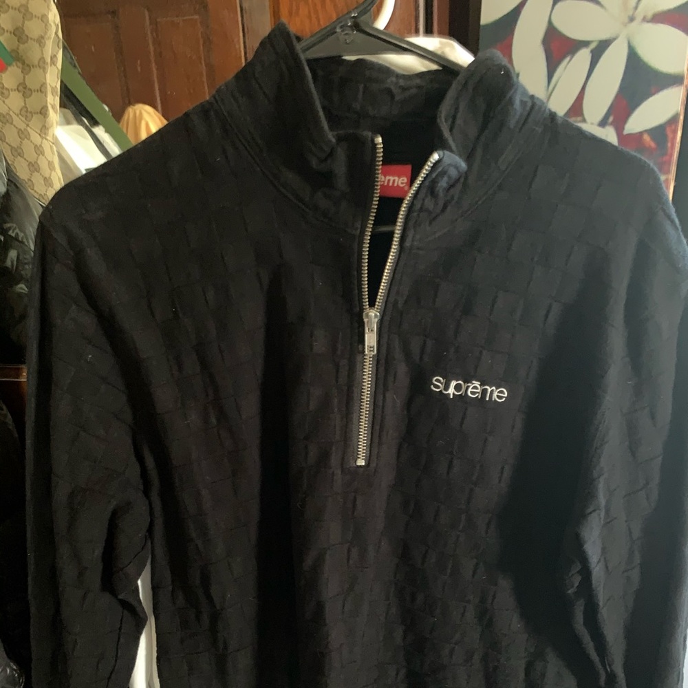 Supreme quarter zip sweater